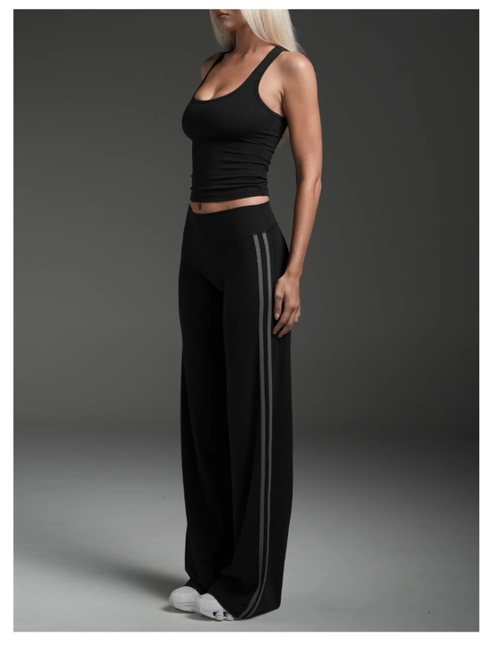 SET Active Pants - SWT FLX Stripe Wide Leg Bottoms